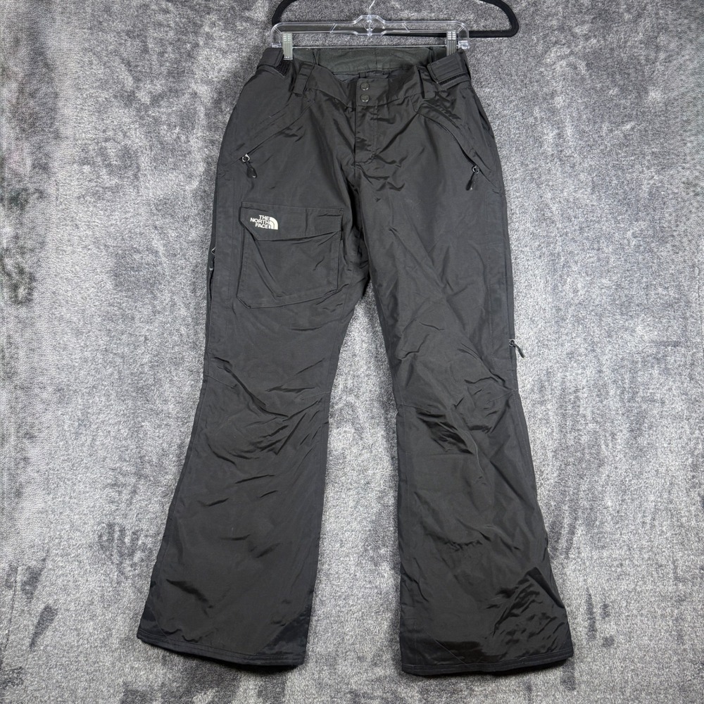 The North Face HyVent Womens Ski Pants Black Insulated Snow Pants Size M